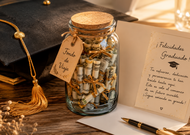 18 maneras creativas de entregar dinero a un graduado (¡Adiós a los sobres aburridos!)