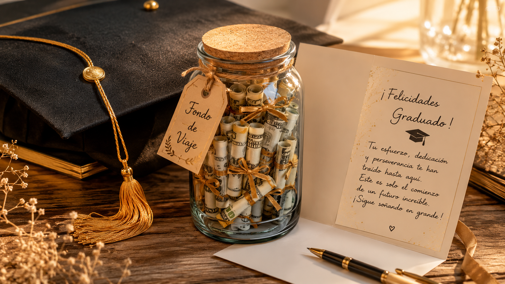 18 maneras creativas de entregar dinero a un graduado (¡Adiós a los sobres aburridos!)