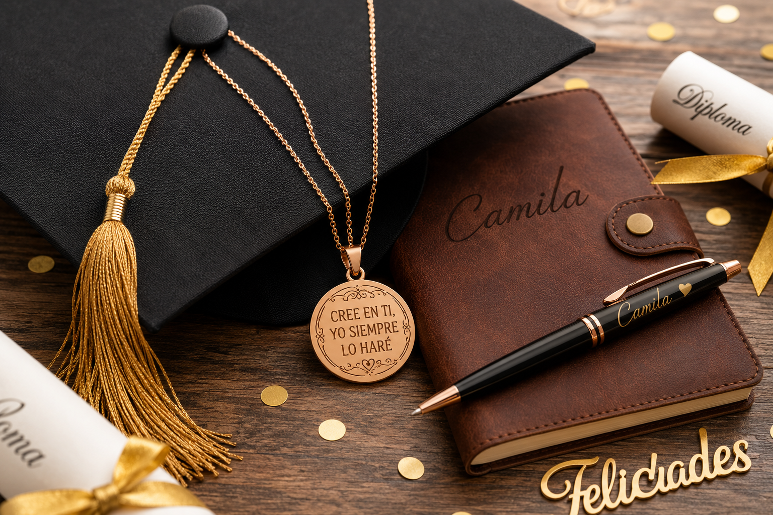 El poder de un mantra: ¿Por qué regalar accesorios con frases motivadoras grabadas acompaña a los graduados mucho más lejos?
