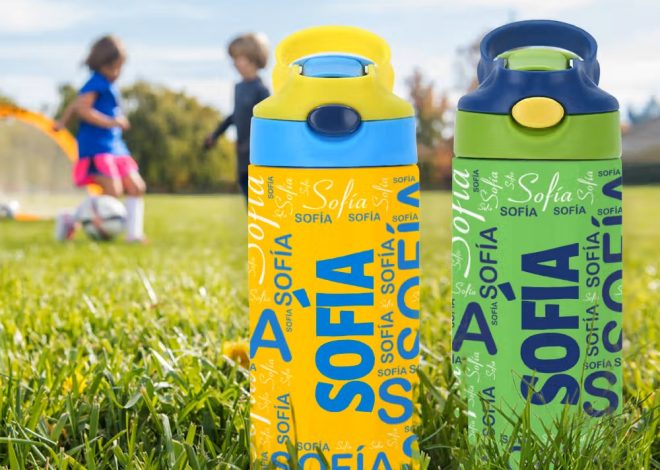 Aventuras e hidratación a todo color: La botella personalizada que acompañará sus días de cole