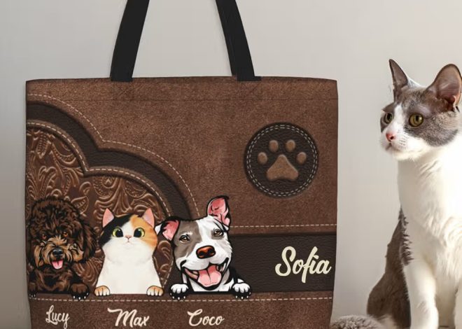 Amor incondicional a la moda: La bolsa de tela personalizada para amantes de las mascotas