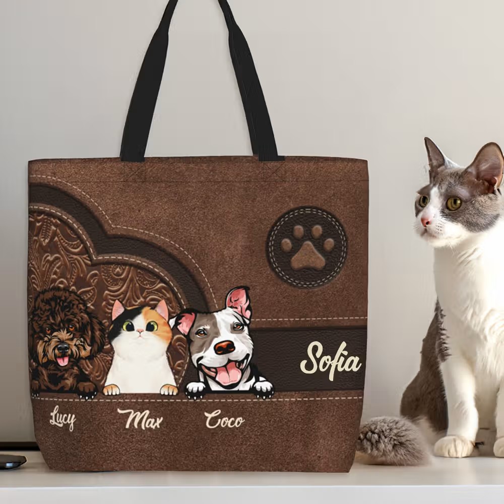 Amor incondicional a la moda: La bolsa de tela personalizada para amantes de las mascotas