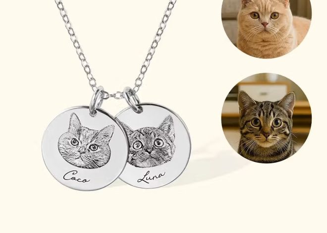 Elegancia, memoria y lazo afectivo: Collar personalizado con foto de mascota grabada y nombre