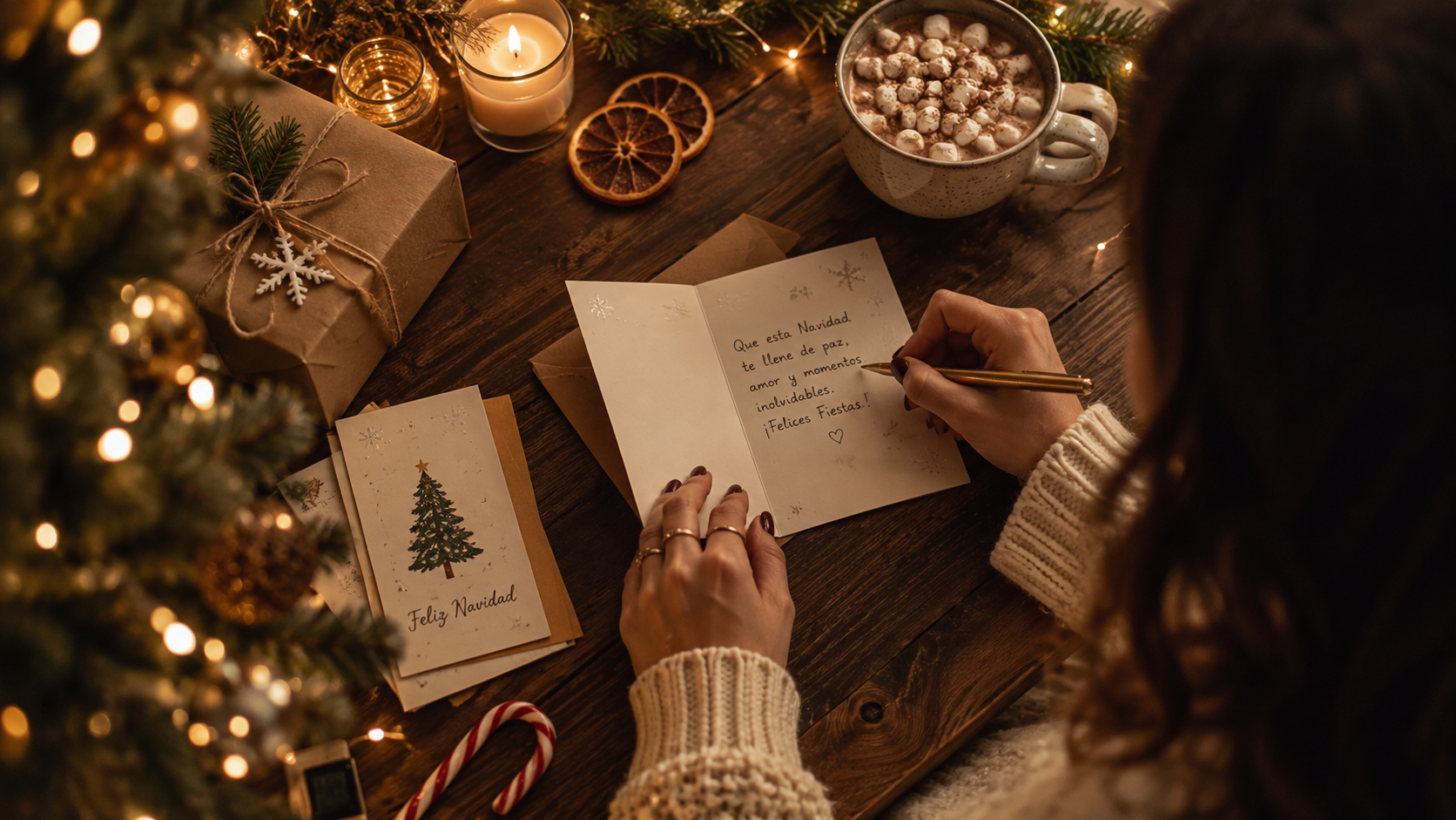 160+ Frases de felicitación navideña: Qué escribir en una tarjeta de Felices Fiestas