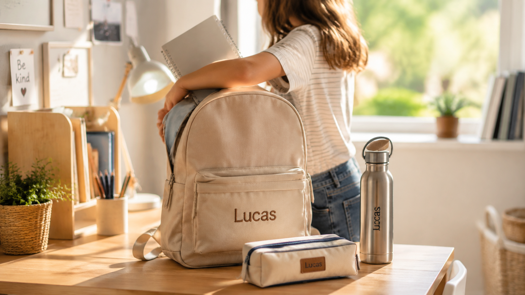 Organización y estilo: cómo los accesorios personalizados transforman la rutina escolar
