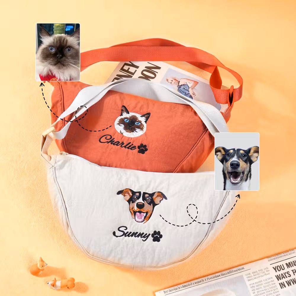 Compañeros de paseo: La riñonera personalizada con la cara de tu mascota que combina estilo y afecto