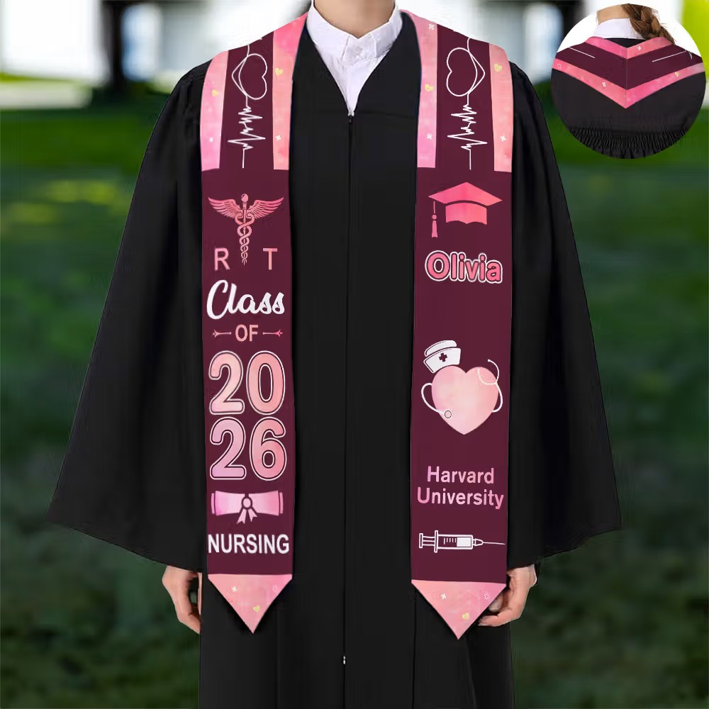 Estola de graduación médica personalizada: Un homenaje único para profesionales de la salud
