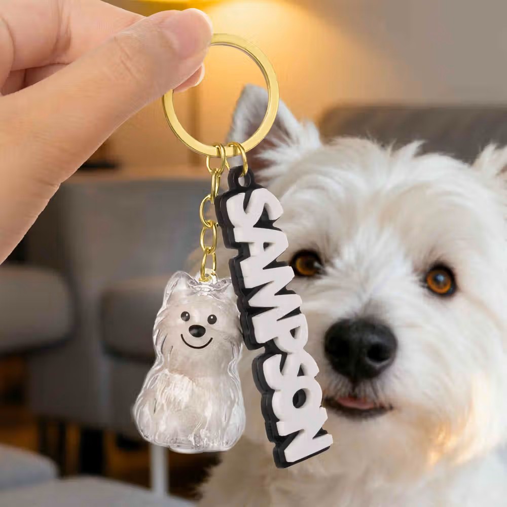 Llavero personalizado para guardar el pelo de su mascota: Un recuerdo conmemorativo eterno