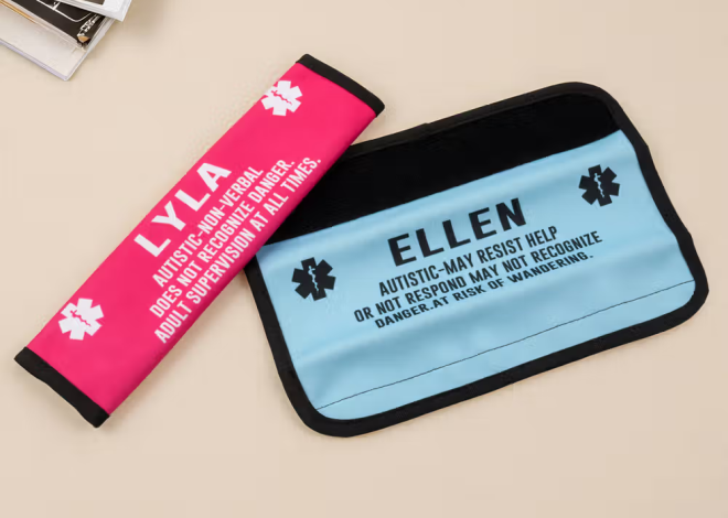 Tranquilidad y protección en cada trayecto: La funda suave de cinturón de seguridad con alerta médica personalizada para niños y adultos